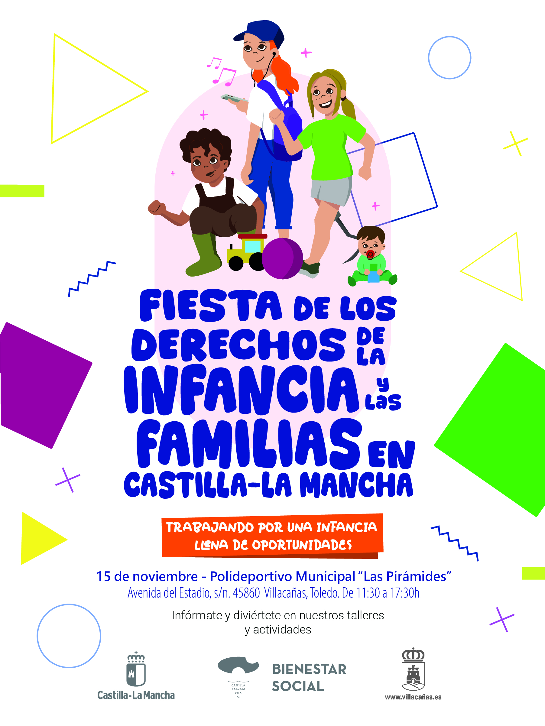 Cartel fiesta derechos infancia