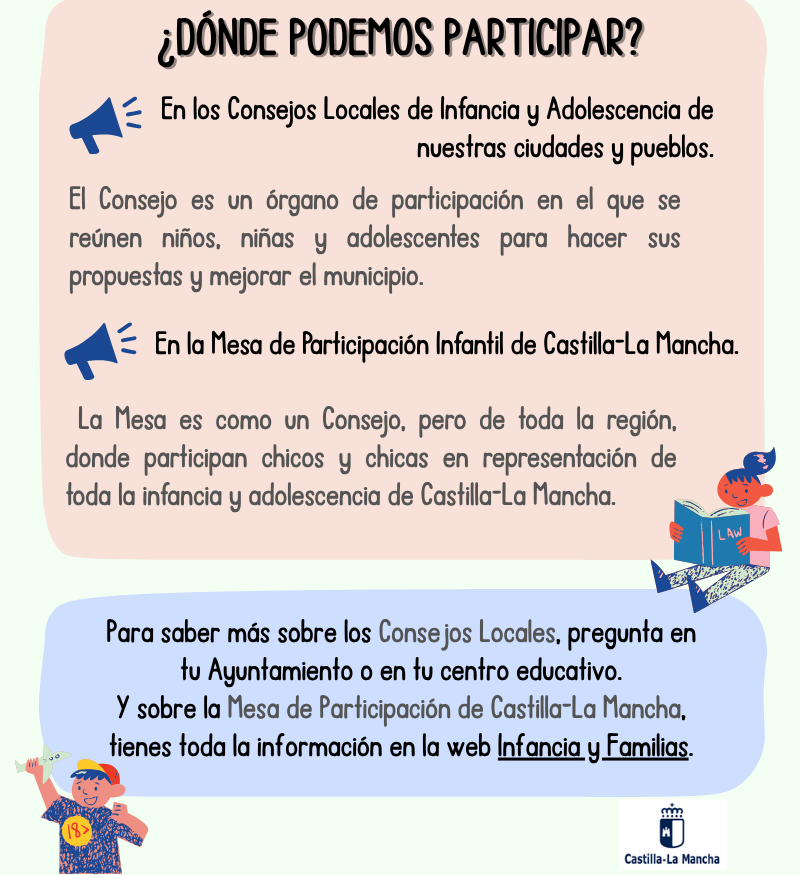 infografía mesa de participación