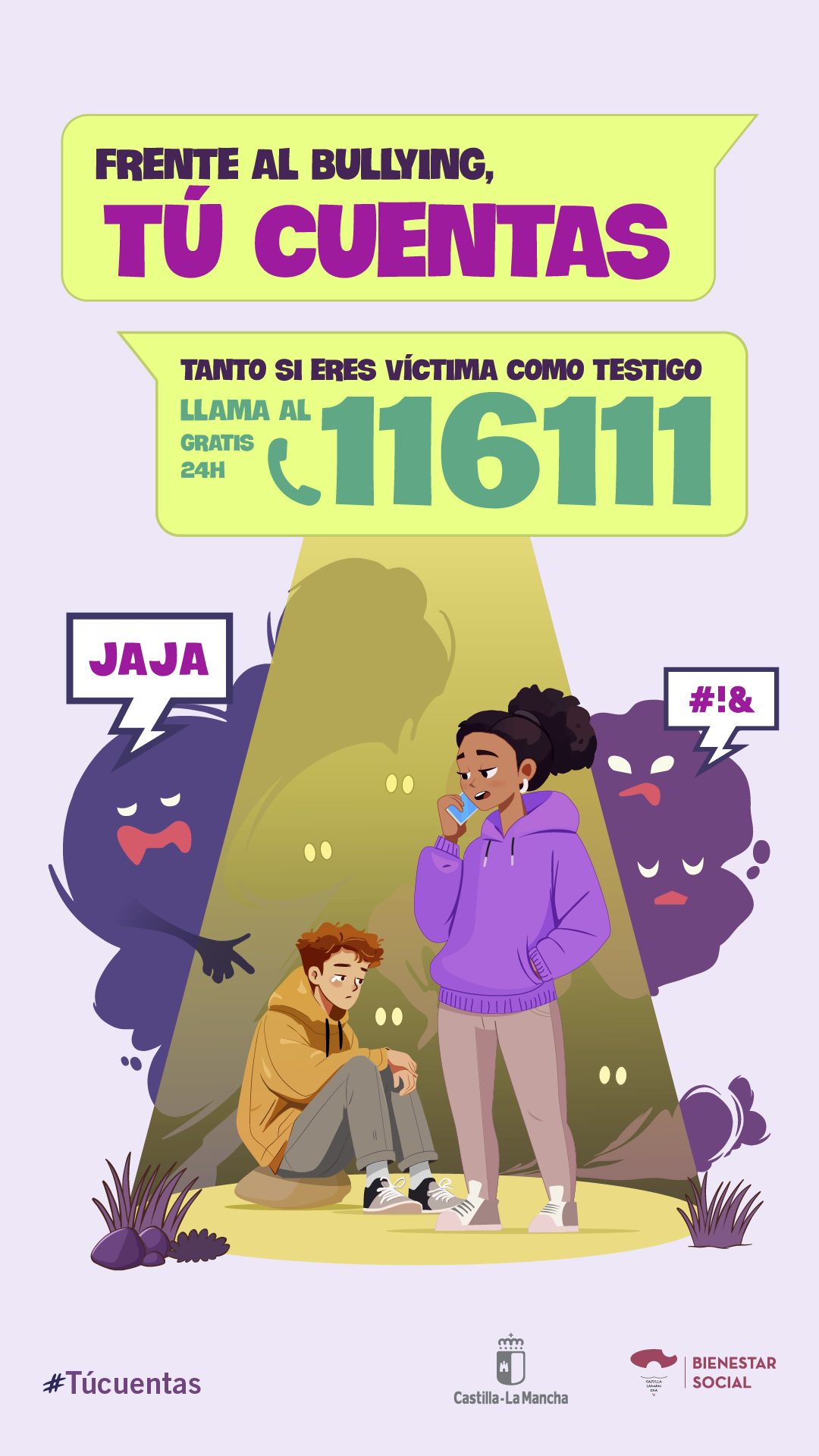 cartel tu cuentas