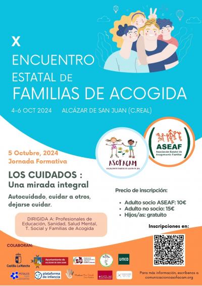 cartel encuentro estatal familias de acogida