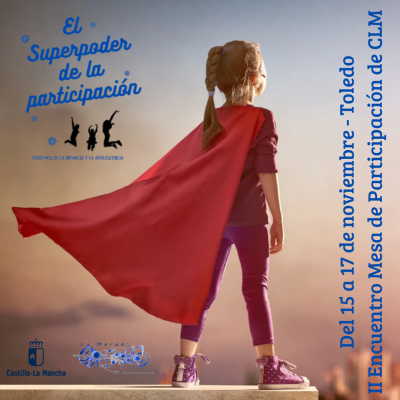 Cartel II Encuentro Mesa de Participación Infantil de CLM