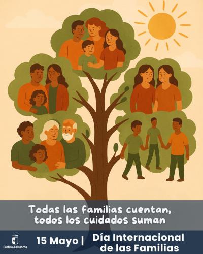 Cartel Día inernacional de las familias